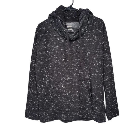 Black Jack Clothing 1999 Turtleneck Heathered Black Hoodie M - Picture 3 of 7